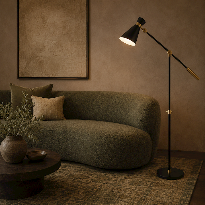 ANGLE POISED FLOOR LAMP